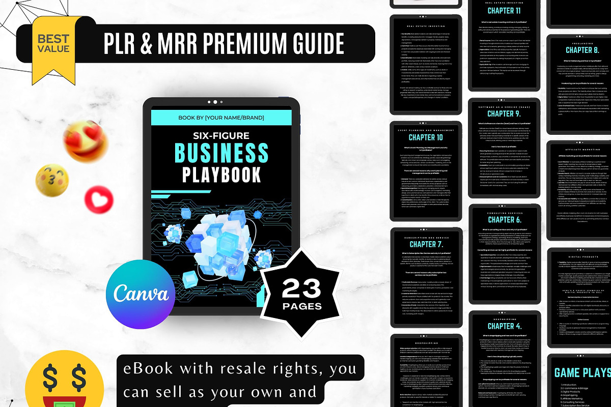 Six Figure Business Playbook, a Templates & Theme by Digital Content Mix (Photo 3 of 5)