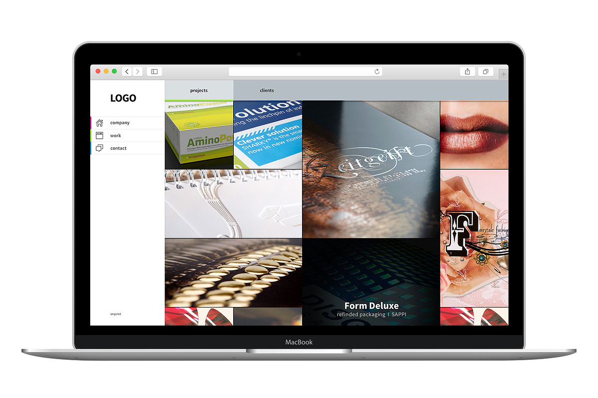 Portfolio website, a Websites & App Template by AndreasGalster (Photo 4 of 6)