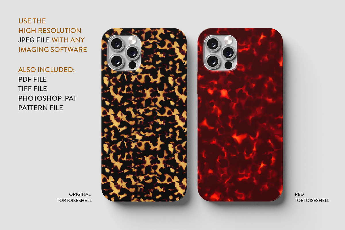 Red Tortoiseshell Seamless Pattern, a Pattern Graphic by Leysa Flores (Photo 2 of 10)