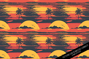 Retro Surfing Seamless Digital Paper, a Pattern Graphic by Chromolume Studio (Thumbnail 8 of 15)