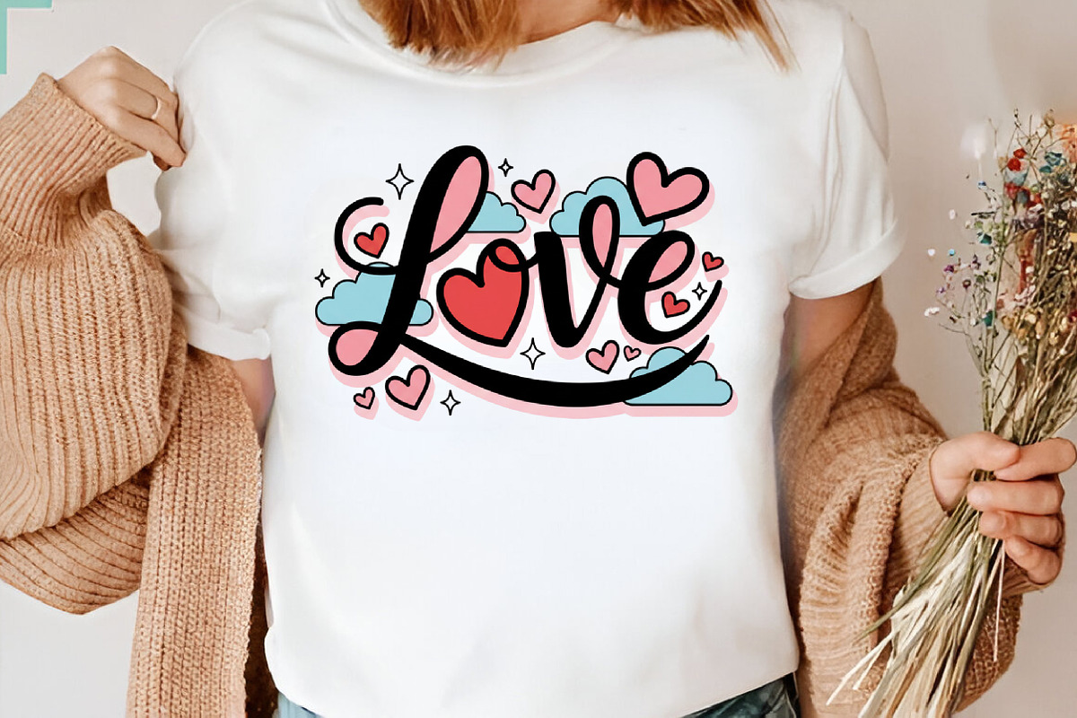 Love Heart Png, Faux Yarn Valentine, an Illustration by Designking (Photo 6 of 6)
