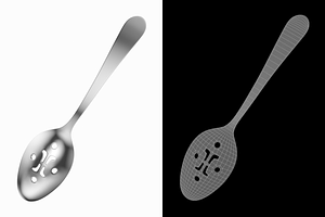 Pierced Serving Spoon Common Cutlery