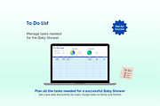 Baby Shower Planner - Excel, an App Template by Ardent Workshop (Thumbnail 3 of 8)