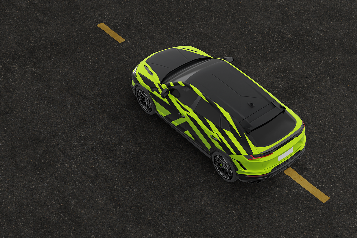Lamborghini Urus Car Mockup, an Advertising Mockup by Mockupdaddy (Photo 5 of 8)