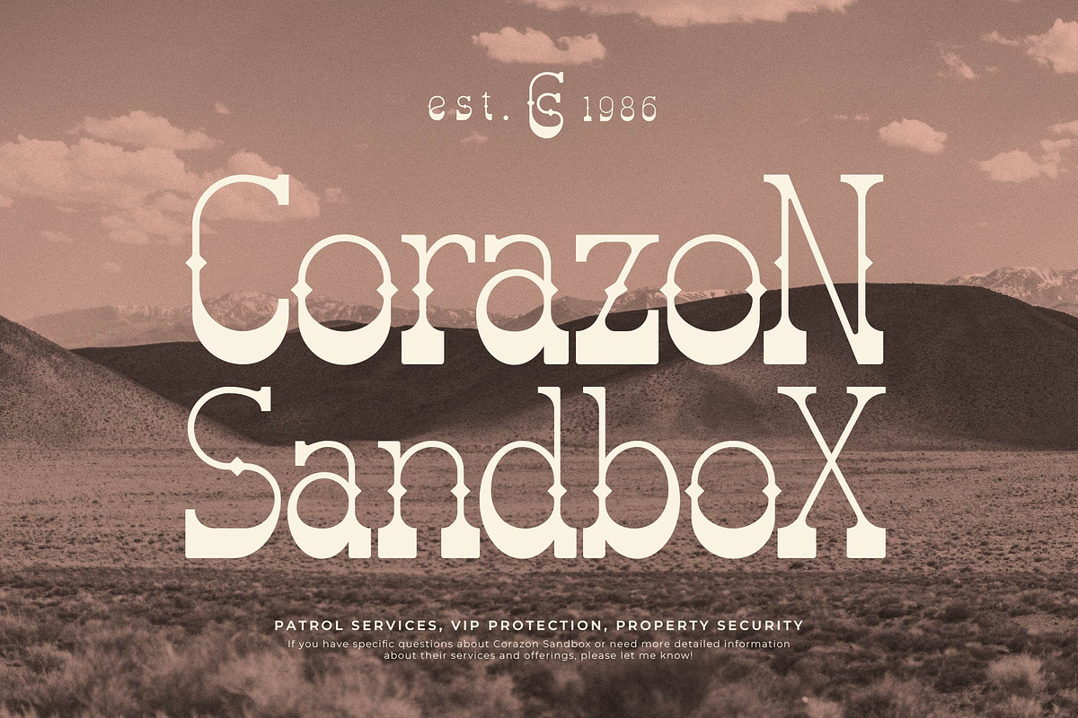 Elsklemer | Western Slab Serif, a Slab Serif Font by Denustudios (Photo 2 of 15)