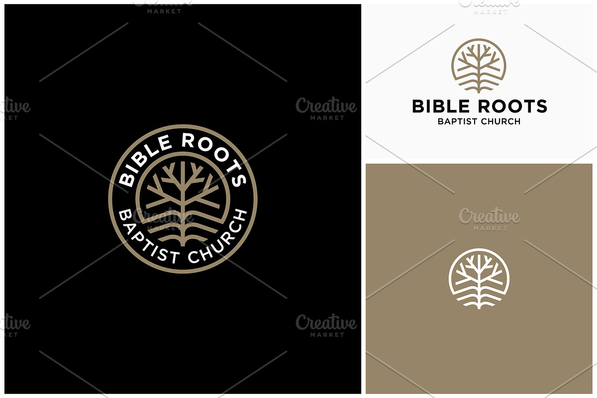 Tree Branch Bible Roots Church Logo, a Branding & Logo Template by Enola99d (Photo 2 of 2)