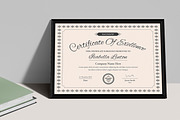 Creative Certificate Design Template, a Stationery Template by MightyDesign (Thumbnail 1 of 6)