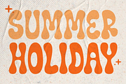 Chunky Groovy Font, a Script Font by Milladale (Thumbnail 2 of 6)