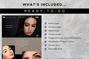 Premium Wix Template Lash Extensions, a Wix Template by bitemarketing (Thumbnail 3 of 6)