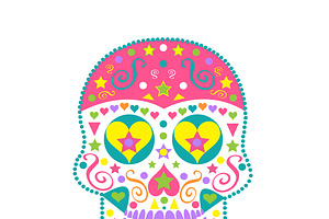 Sugar Skull White