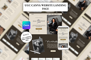 UGC Creator Beige Aesthetic One Page, a Marketing Template by AtelierDuVow (Thumbnail 3 of 10)