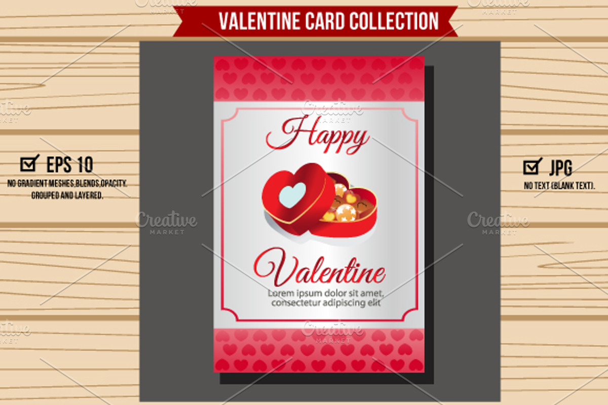 Six Valentine Card, a Card Template by Propylparaben (Photo 6 of 7)
