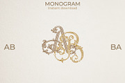 AB BA Wedding Monogram Logo, a Branding & Logo Template by LogoAV (Thumbnail 2 of 8)