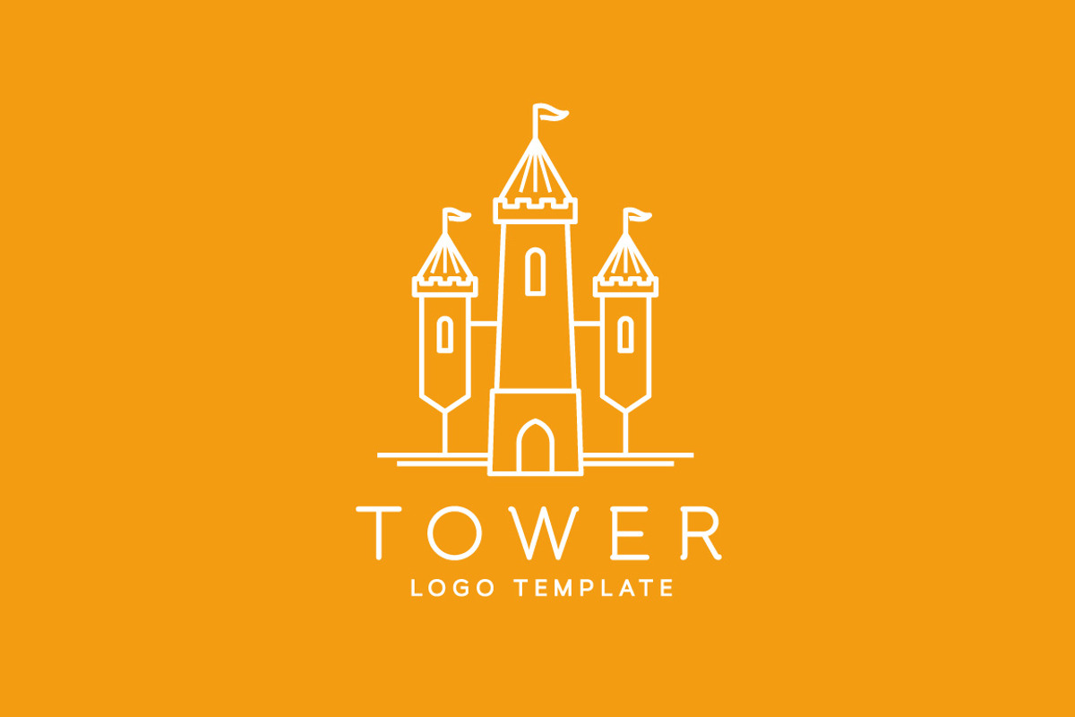Line Style Vector Castle Logos, a Branding & Logo Template by Createvil (Photo 3 of 6)