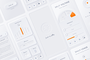 Neumorphic Soft UI Kit - NEU, an UI Kit Template by Delightful Design (Thumbnail 5 of 10)