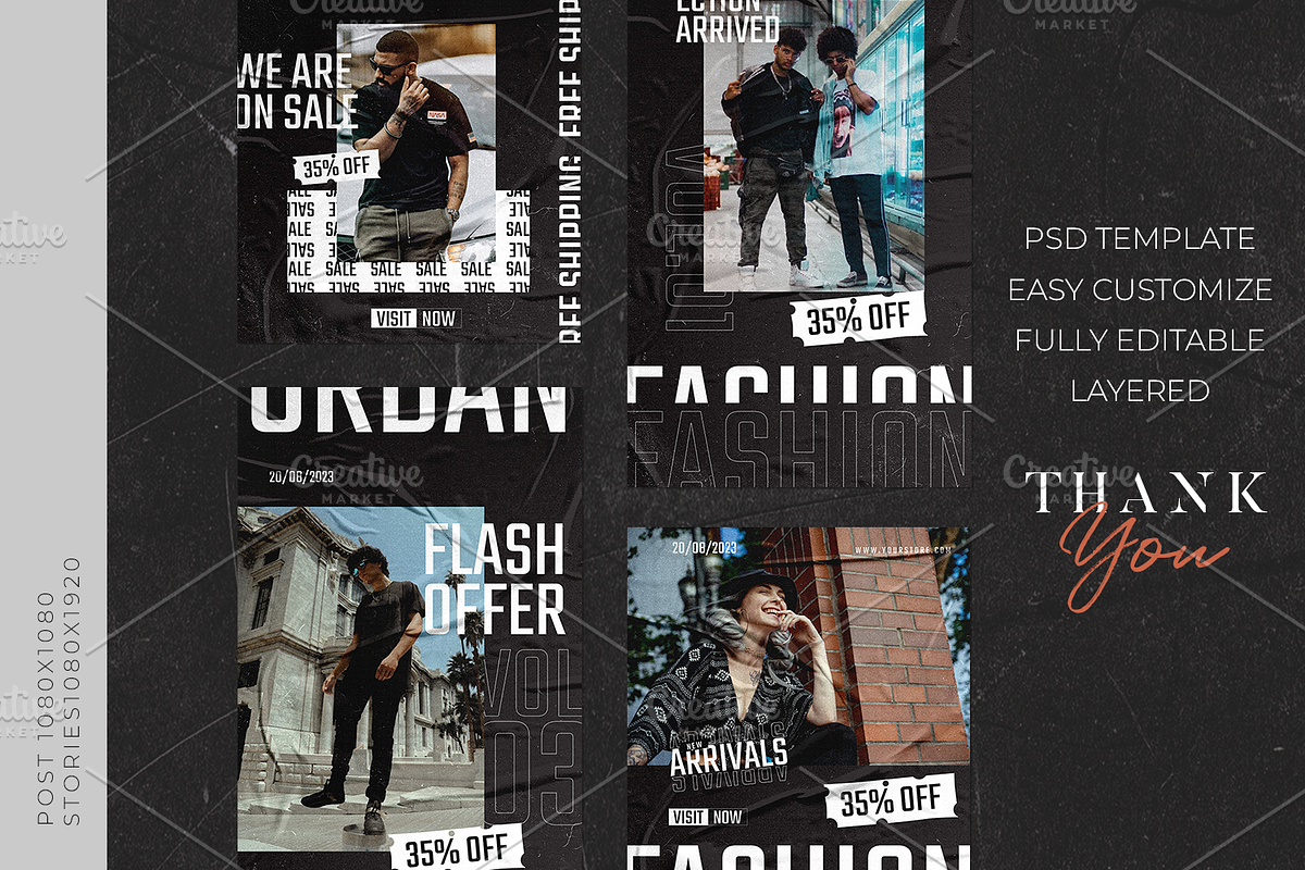 Hype Instagram Template - Dropxz, a Social Media Template by Gibcreat (Photo 4 of 4)