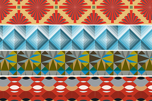 20 Geometric Retro Patterns