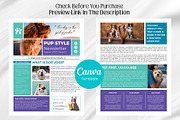 Canva Newsletter Template Dog Pets, an Email Template by PixelCraft (Thumbnail 2 of 15)