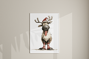 25 Reindeer Clipart Set, an Animal Illustration by Pati Charm Studio (Thumbnail 7 of 8)