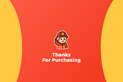 Firefighter Character Sticker Pack, an Illustration by anamwp (Thumbnail 6 of 6)
