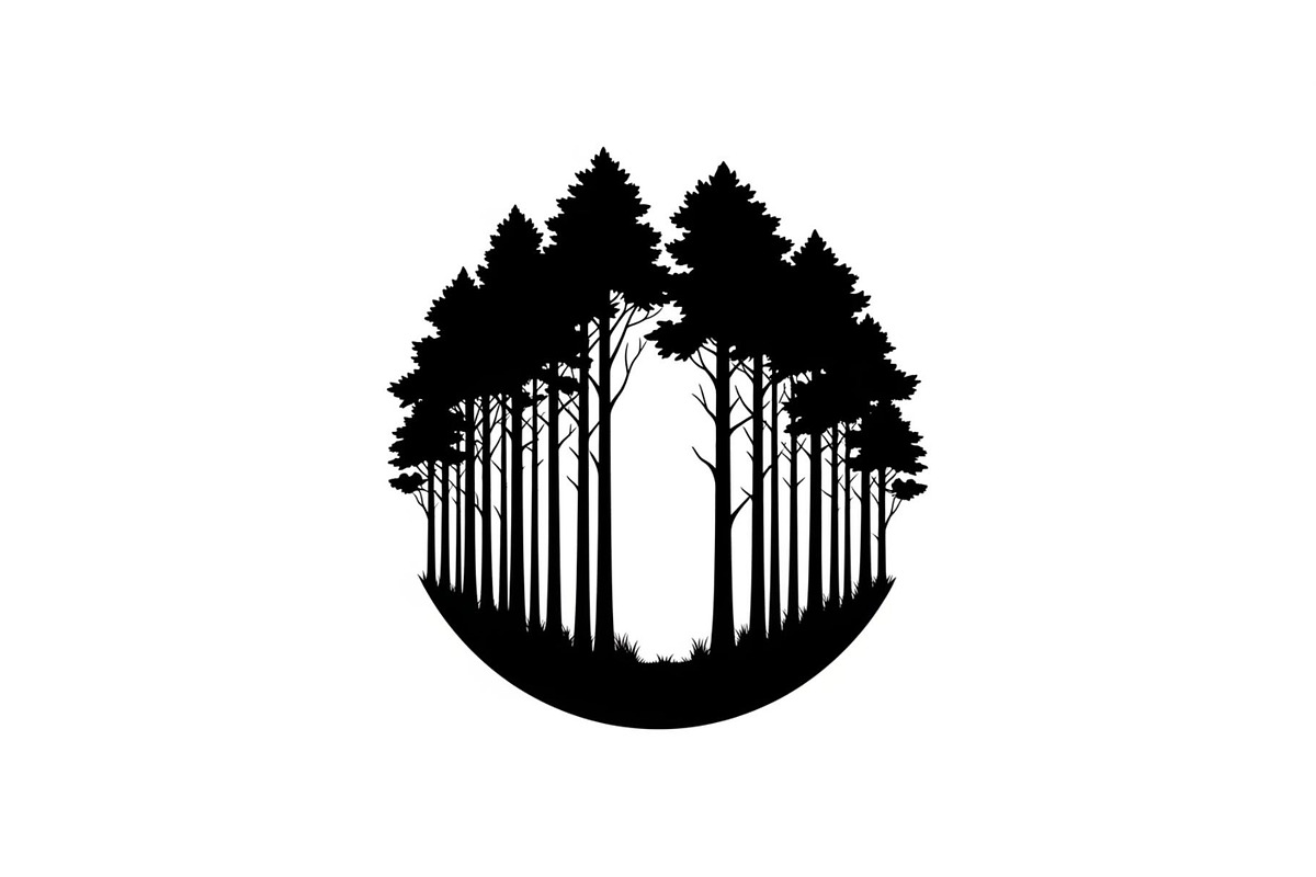 Forest Frame Silhouette SVG Bundle, an Illustration by jahid234 (Photo 29 of 51)