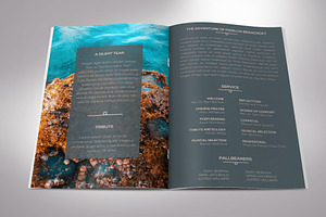 Oceans Funeral Program Word -4 Pages