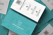 Clean Minimal Business Card, a Business Card Template by ShapShapy (Thumbnail 2 of 5)