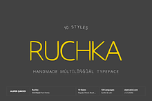 Ruchka Handmade Cyrillic Font Family