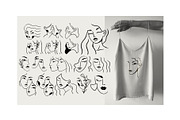 you are beautiful. simple line set, a Person Illustration by heyXeni (Thumbnail 5 of 8)