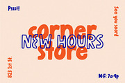 Stomping Grounds • Bubble Font, a Sans Serif Font by Becky Simpson (Thumbnail 5 of 21)