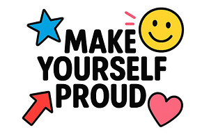 Vector illustration encouraging self, an Illustration by ZinetroN