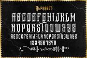 NUMERO, a Blackletter Font by dansdesign (Thumbnail 4 of 7)