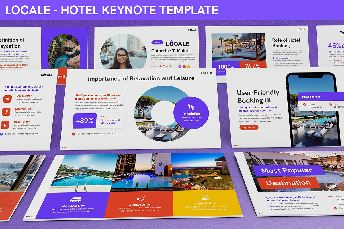 Locale - Hotel Keynote Template, a Presentation Template by SlideFactory (Photo 1 of 4)