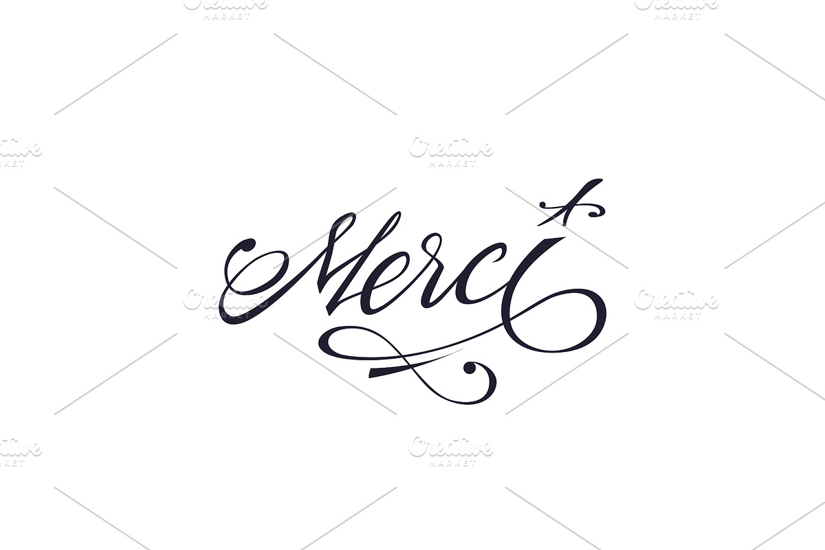 Merci - Vector, an Object Graphic by Guillaume Laserson (Photo 1 of 3)