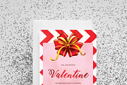Valentines Day Gift Cards, a Card Template by graphicforest (Thumbnail 2 of 3)