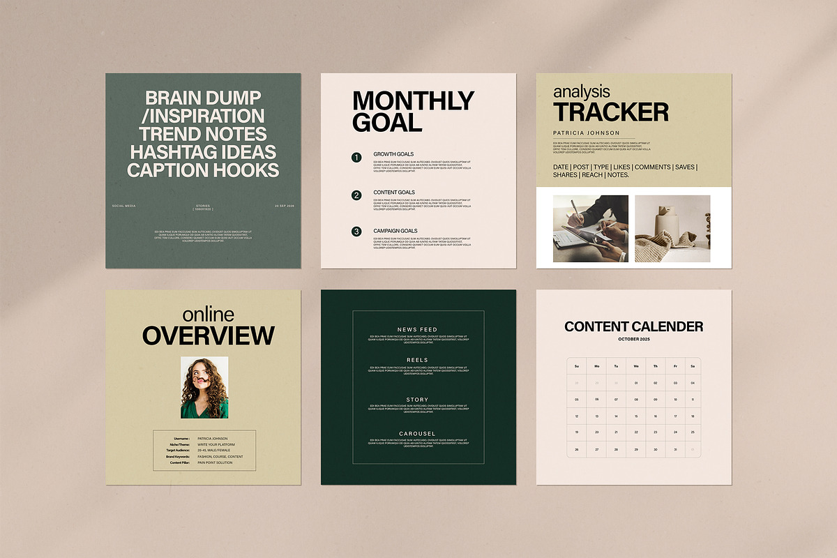Online Planner Post Template, a Social Media Template by Creatiya Type (Photo 4 of 6)