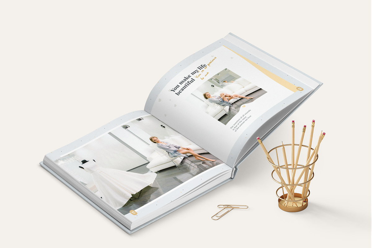 3 in 1 / Photo Album Template Bundle, a Stationery Template by ArealPro (Photo 2 of 10)