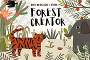 Forest creator, an Animal Illustration by Mii Lab (Thumbnail 1 of 15)