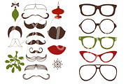 Digital Christmas Photo Booth Props, an Illustration by GraphicMarket (Thumbnail 2 of 3)