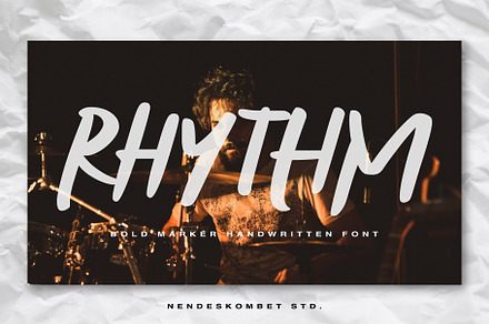 RHYTHM - BOLD MARKER HANDWRITTEN