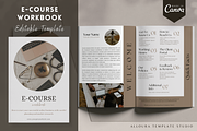 Canva E-course Ebook Template, a Magazine Template by Alloura Template Studio (Thumbnail 1 of 7)