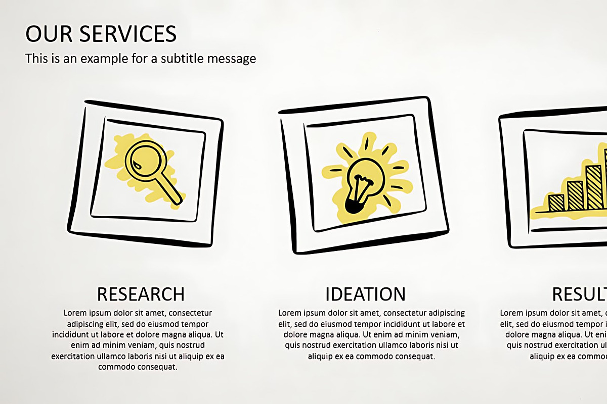 Doodle Powerpoint Presentation, a Presentation Template by Digital Planner Vault (Photo 6 of 10)