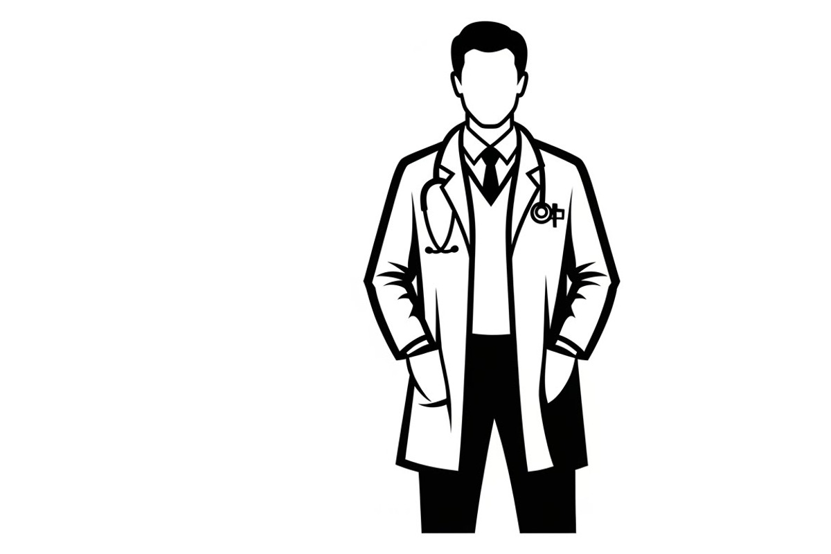 doctor and nurse silhouettes, an Illustration by Amazin_art (Photo 17 of 31)
