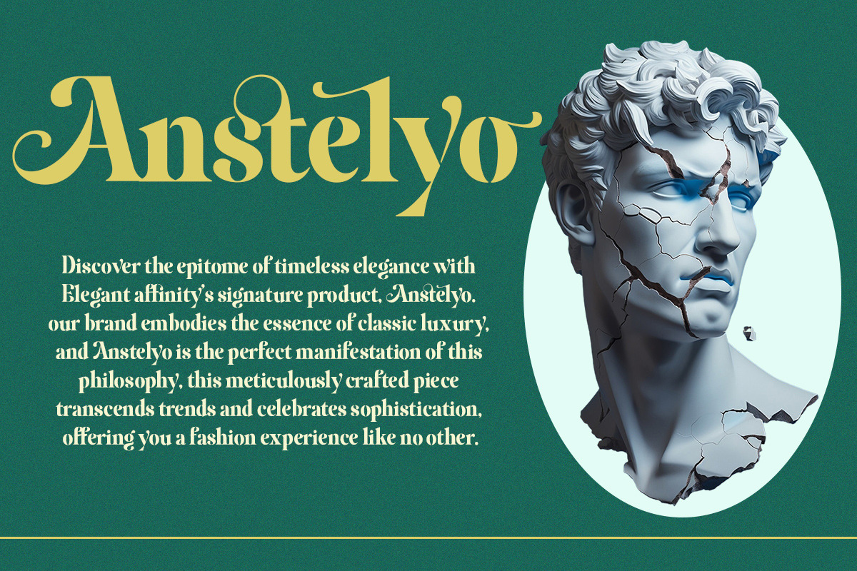 Agitan Display Font, a Serif Font by Areatype (Photo 4 of 11)