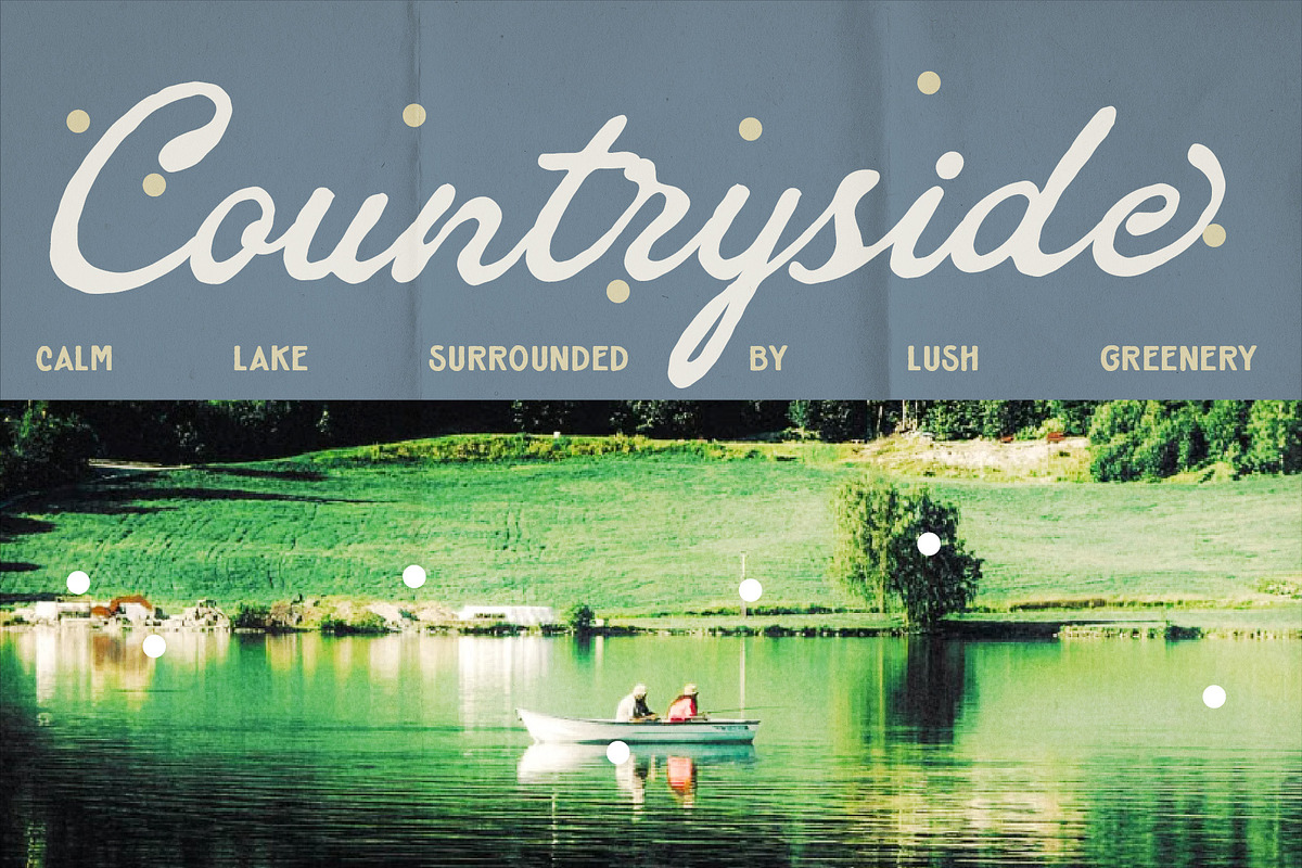 Crenville Fontage Vintage Font Duo, a Script Font by Tyasify (Photo 7 of 9)