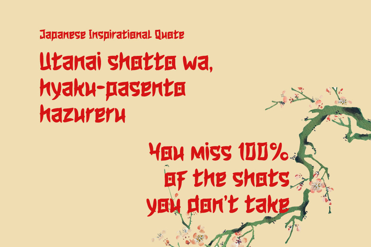 REVOKA - Japanese style font, a Font by twinstd