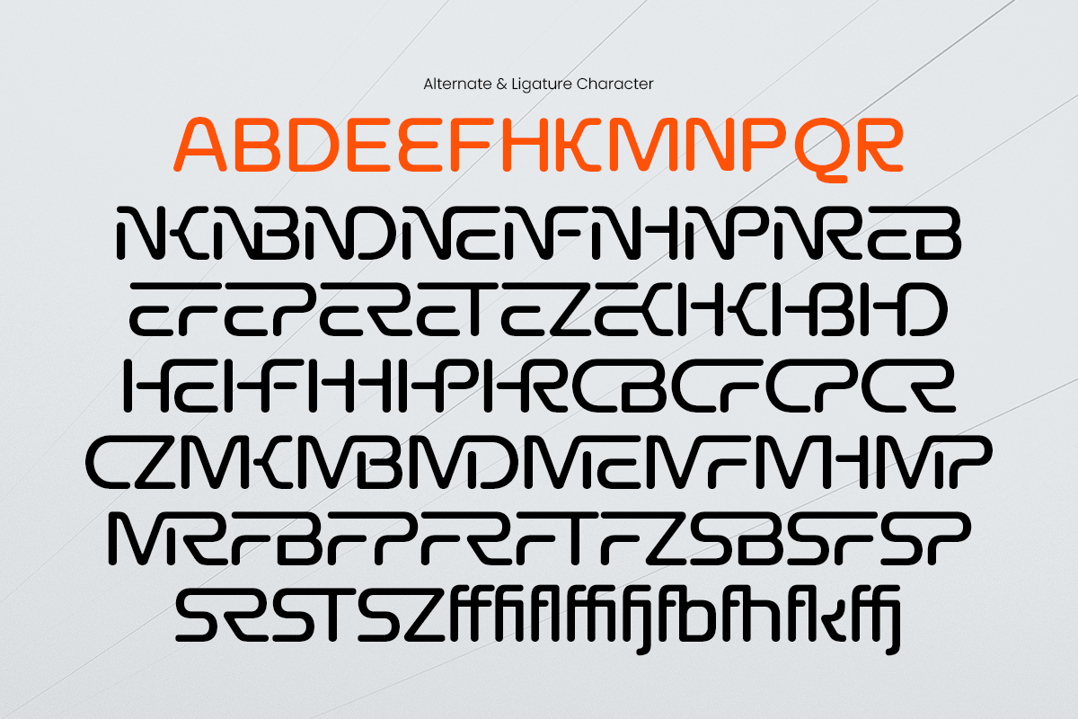 Donkey - Ligature Technology Font, a Sans Serif Font by TokoPress (Photo 14 of 14)