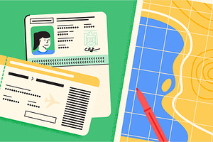 Passport Illustration Pack