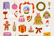 Cozy Christmas Clipart, an Object Graphic by AnnArt (Thumbnail 4 of 10)