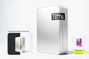 Rectangle Tin Box Packaging Mockup, a Household Mockup by TIFFS (Thumbnail 3 of 5)